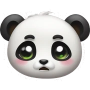 Cry panda cute love sticker
