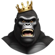 King Kong king sticker