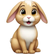 Cute rabbit  sticker