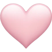 Light Pink heart sticker