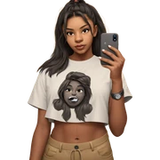 girl taking selfie in shirt sticker