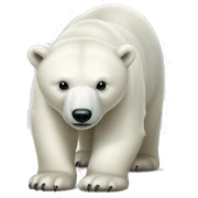 Wriring Polar Bear sticker