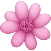 pink flowers sticker