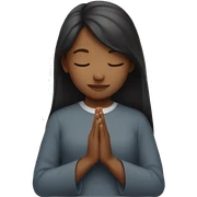 Girl Praying sticker