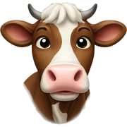 Cow sticker