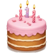 birthday cake sticker