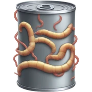 Can of worms sticker