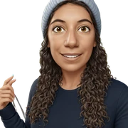 smiling girl in outdoor setting sticker