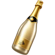 Champagne bottle  sticker