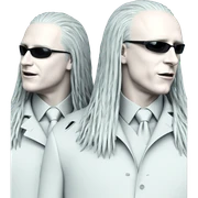 boys in suits and sunglasses sticker