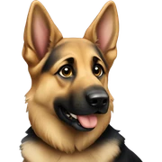 German Shepherd litter sticker