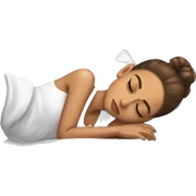 Ariana Grande sleeping sticker