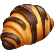 chocolate croissant sticker