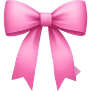 pink bow sticker