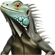 black iguana sticker