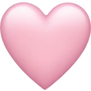 Light pink heart sticker