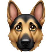 German shepherd  sticker