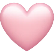 Light pink heart sticker