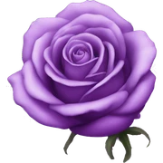 purple rose sticker