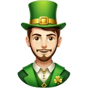 Celebratory Leprechaun sticker