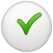 CHECK MARK sticker