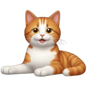 cat with red hair sticker