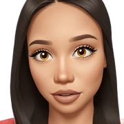 realistic portrait of girl sticker