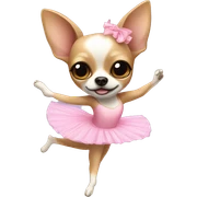Chihuahua ballerina  sticker