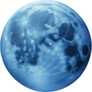 blue moon sticker