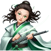 Moonlit Samurai sticker