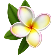 Plumeria sticker