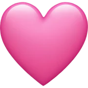 Pink heart sticker