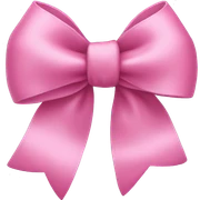 Pink bow  sticker
