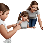 friends having fun indoors sticker