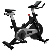realistic black exercise bike sticker