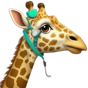 Nurse Giraffe sticker