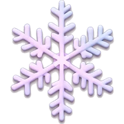 pastel pink snowflake  sticker