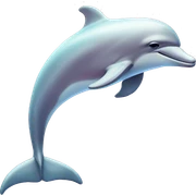 Pastel-pink-colors-dolphin sticker
