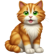 Ginger cat sticker