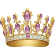 Royal tiara sticker