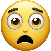 shocked face sticker