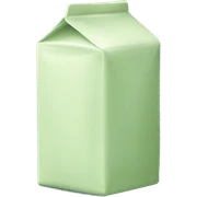 Sage green milk carton sticker