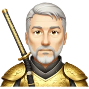 Golden Samurai sticker