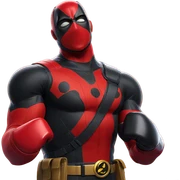 superhero in bodysuit with gloves sticker