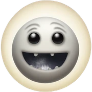 moon monster sticker