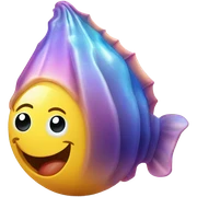 Concha de mar coquette sticker