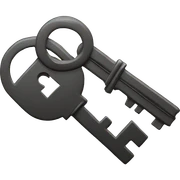 documents and keys sticker