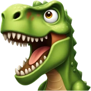 Angry dinosaur  sticker