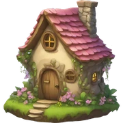 Fairy house  sticker
