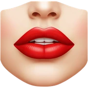 Woman lips sticker